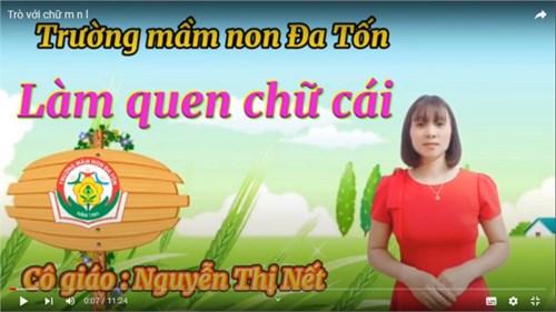 Trò chơi với chữ cái m, n, l - Giá viên: Nguyễn Thị Nết